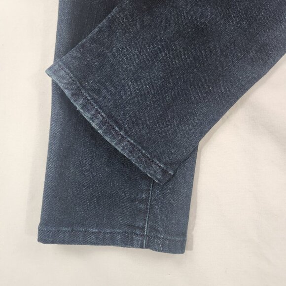 Rock 47 By Wraingler Ultra Low Rise Skinny Jeans Womens 5 Dark Wash Embroidered - Picture 7 of 10